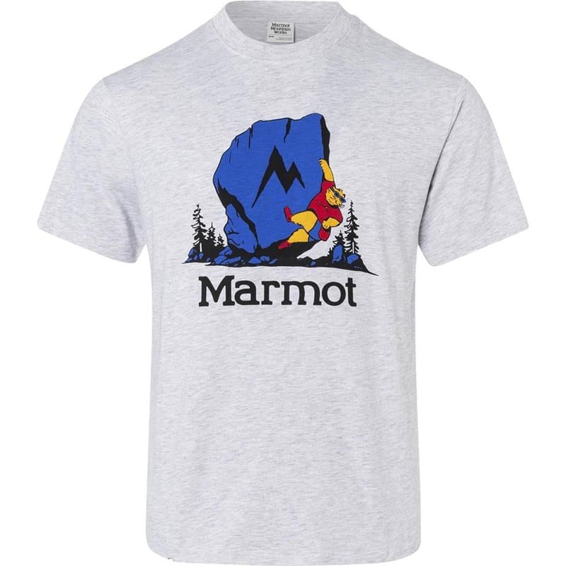 Marmot Bouldering Marty SS Light Grey Heather