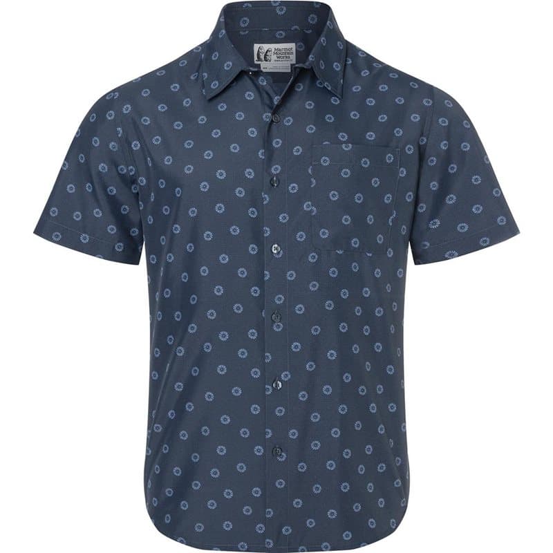 Marmot AirExchange UPF 40 Novelty SS Shirt Thunderhead Daybreak