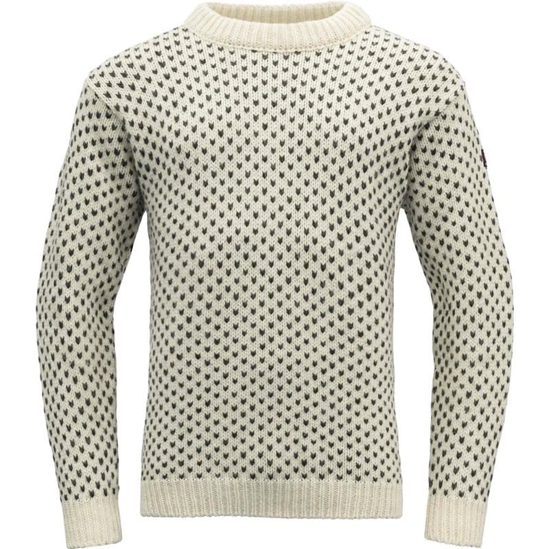 Devold Nordsjø Wool Sweater Offwhite
