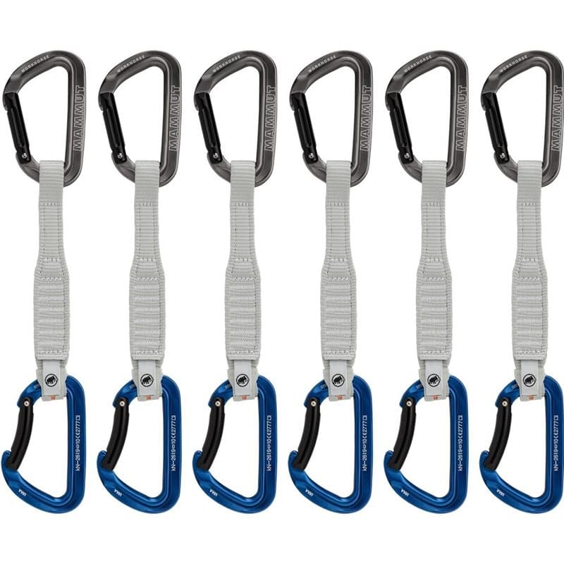 Mammut Workhorse Keylock 17 cm 6-Pack Quickdraws Grey/Blue