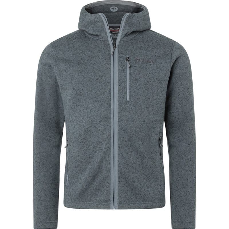 Marmot Drop Line Full Zip Hoody Steel Onyx Heather