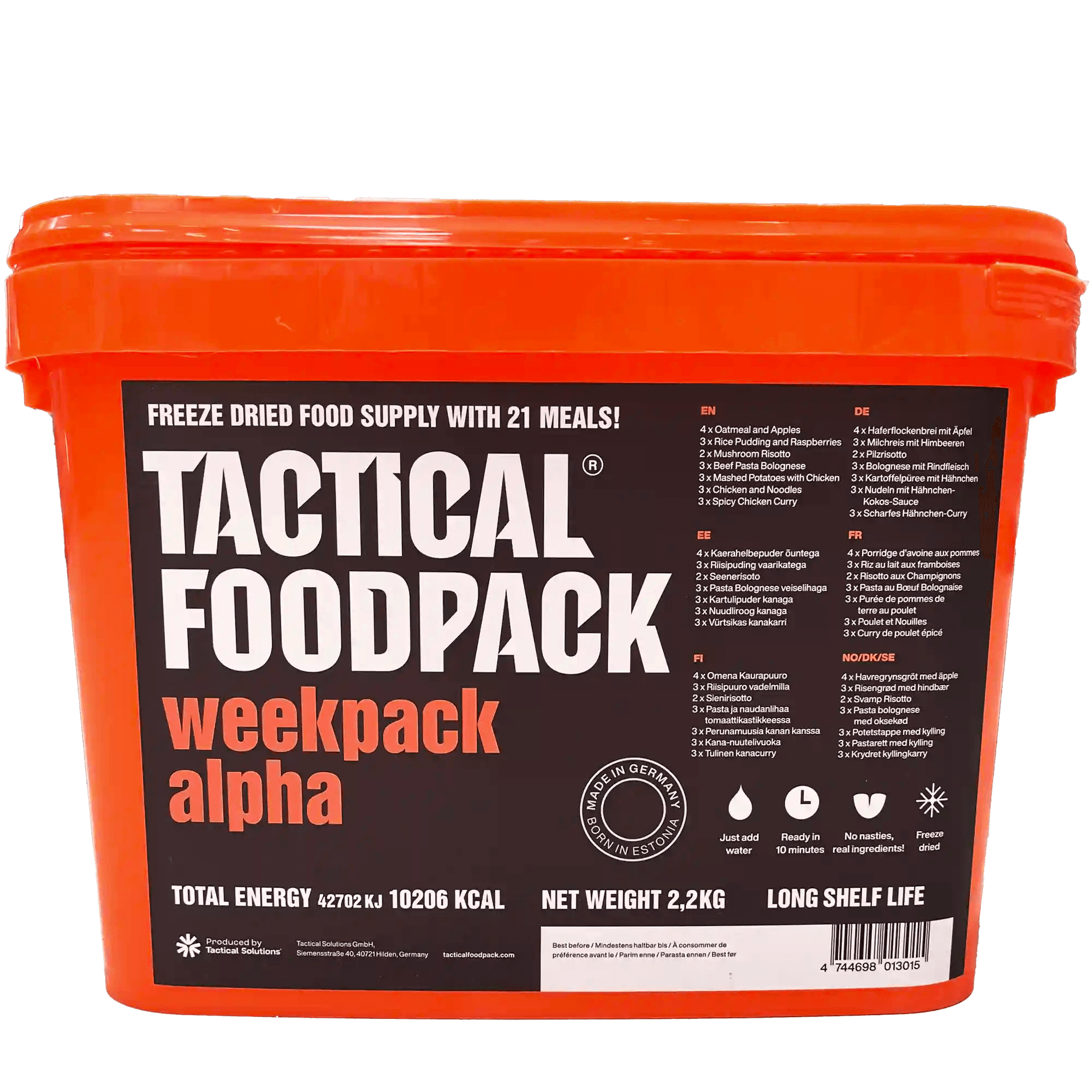 Tactical Foodpack Week Pack Alpha