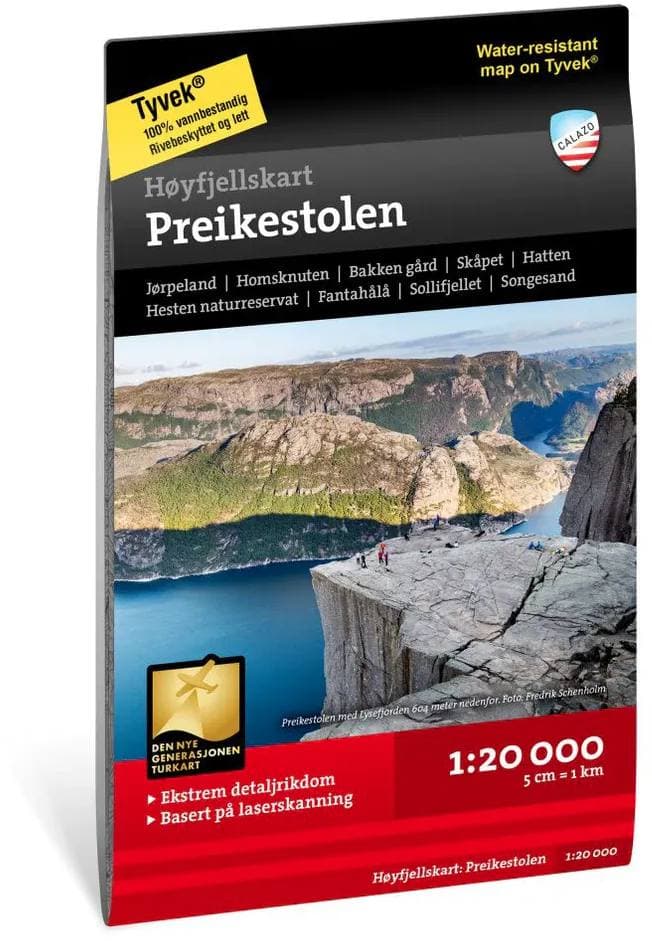 Calazo Preikestolen 1:20000