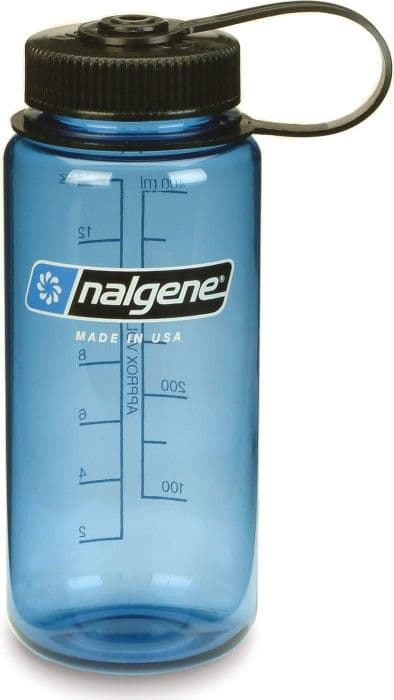 Nalgene Juomapullo 0,5L Wide Mouth Titan Blue