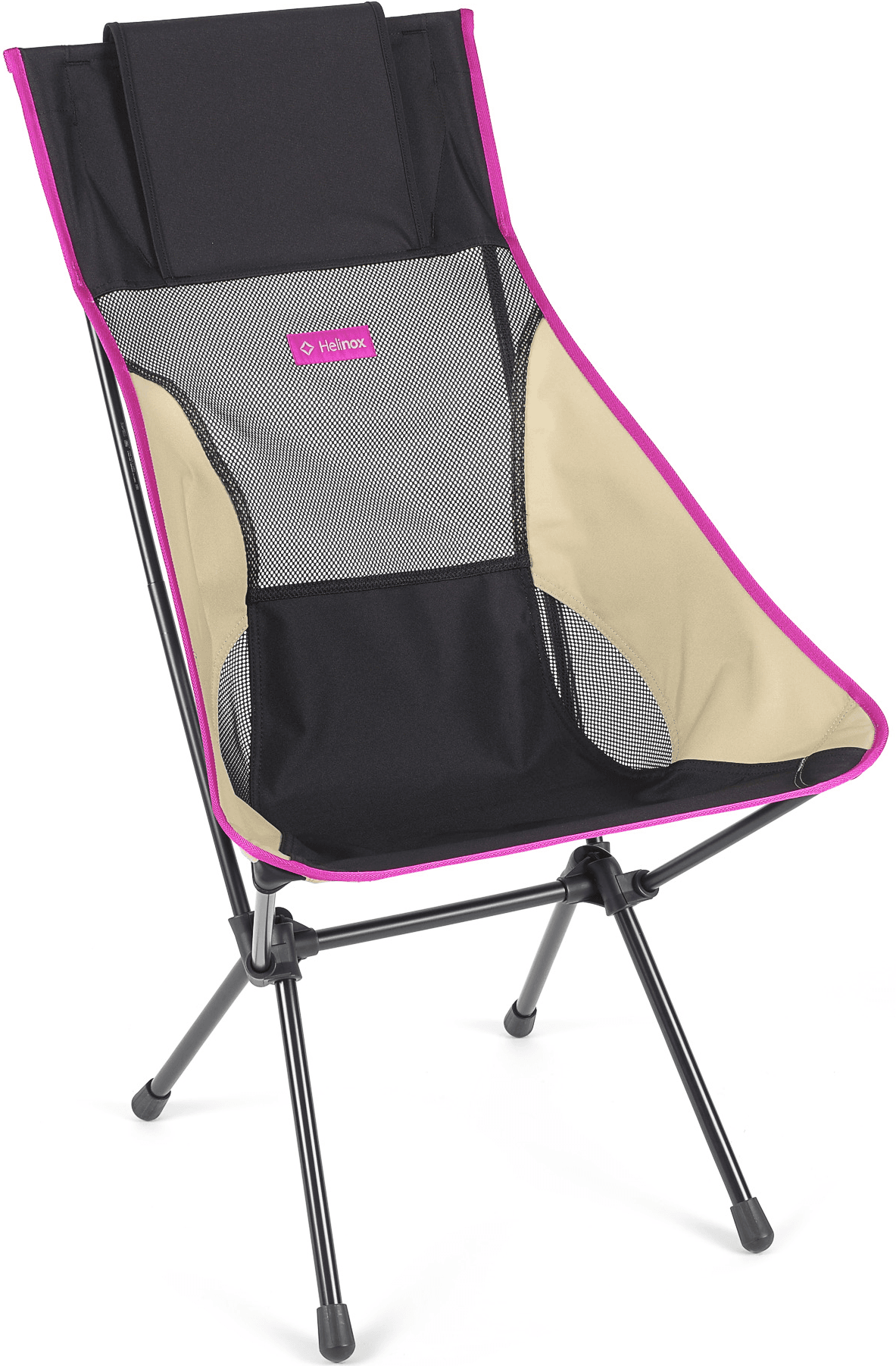 Helinox Sunset Chair retkituoli, musta/khaki/purppura