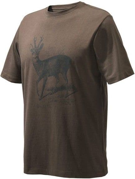Beretta Roebuck T-Shirt Chocolate Brown