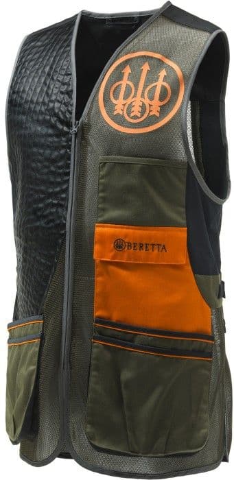 Beretta Sporting EVO Vest ampumaliivi, vihreä/musta/oranssi