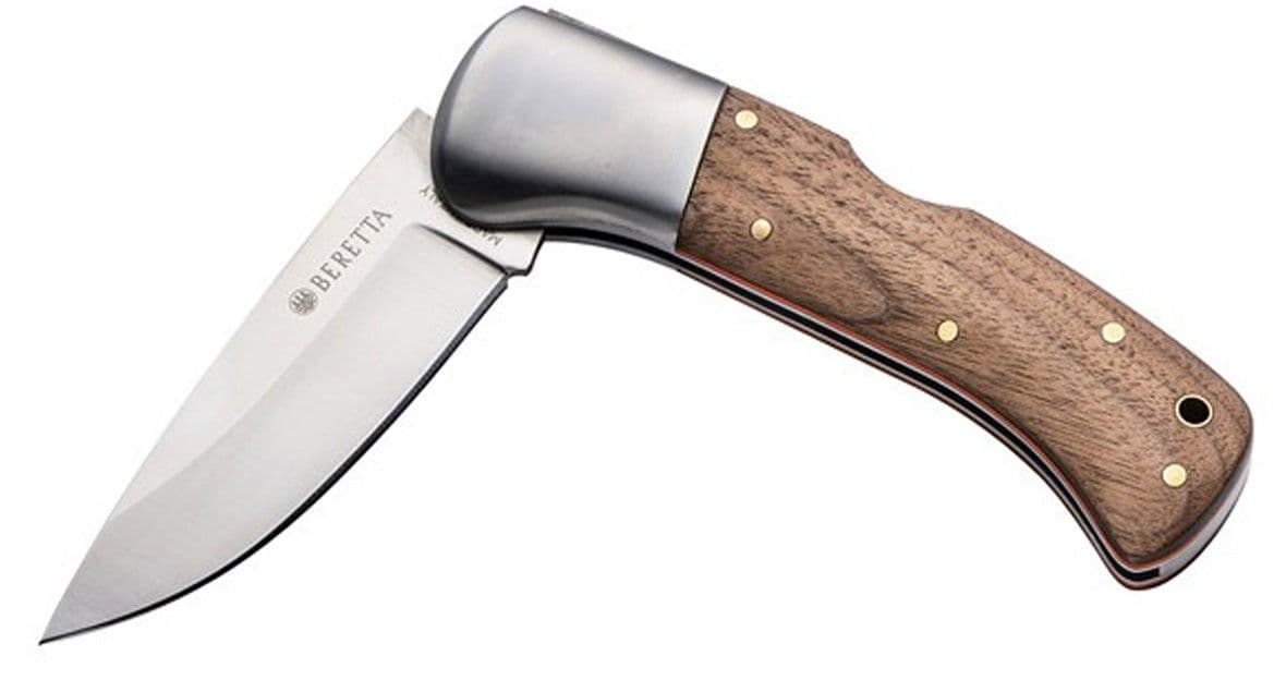 Beretta Steenbok -taittoveitsi, ruskea
