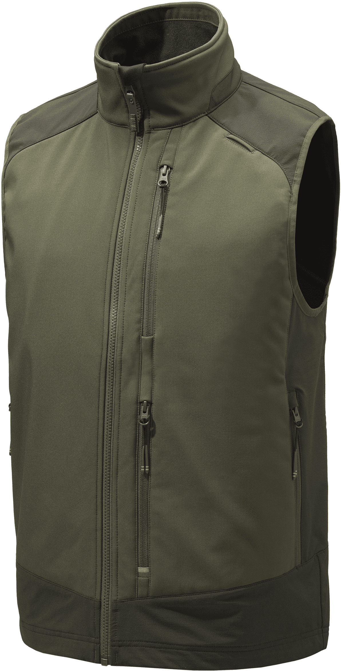 Beretta Butte Softshell Vest metsästysliivi, Moss & Brown Bark