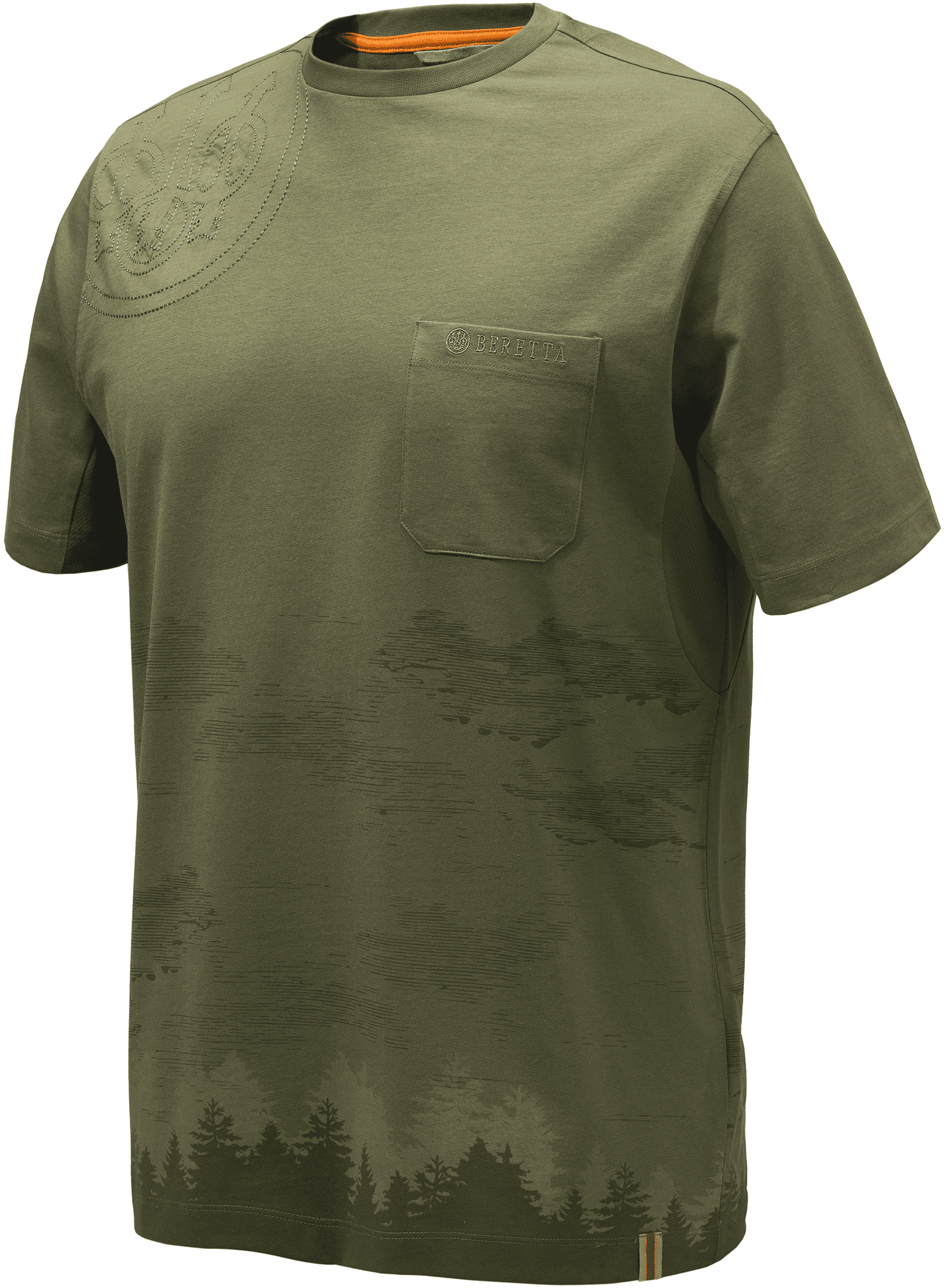 Beretta Forest T-shirt puuvillainen t-paita, Dark Olive