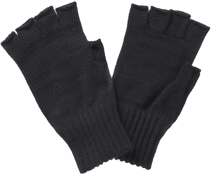 Barbour Fingerless Gloves kynsikkäät, musta