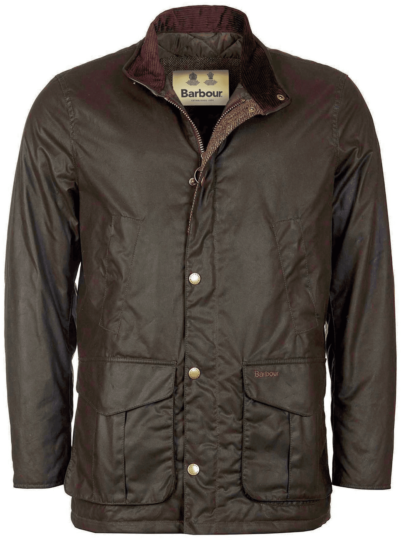 Barbour Hereford Winter -vahakangastakki, Olive