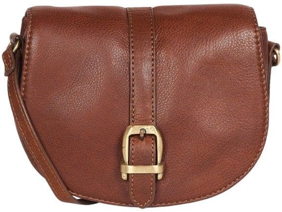 Barbour Laire Leather Saddle Bag naisten laukku, Brown
