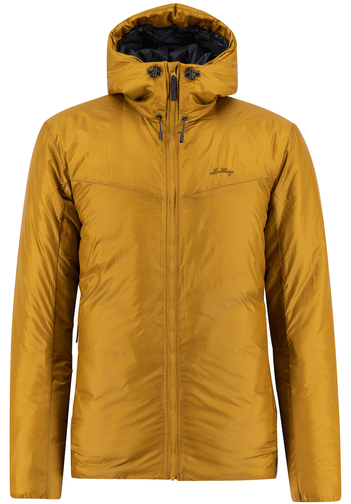 Lundhags Idu Hoodie minimalistinen toppatakki, tummankeltainen