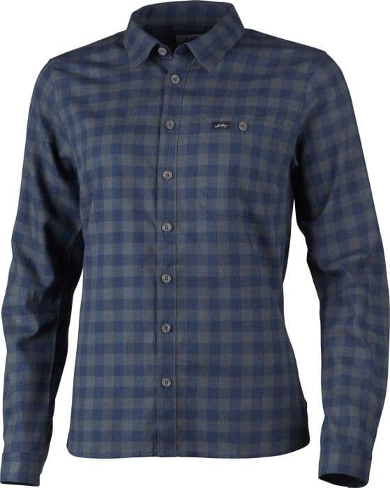 Lundhags Ekren LS Shirt naisten kauluspaita, sininen
