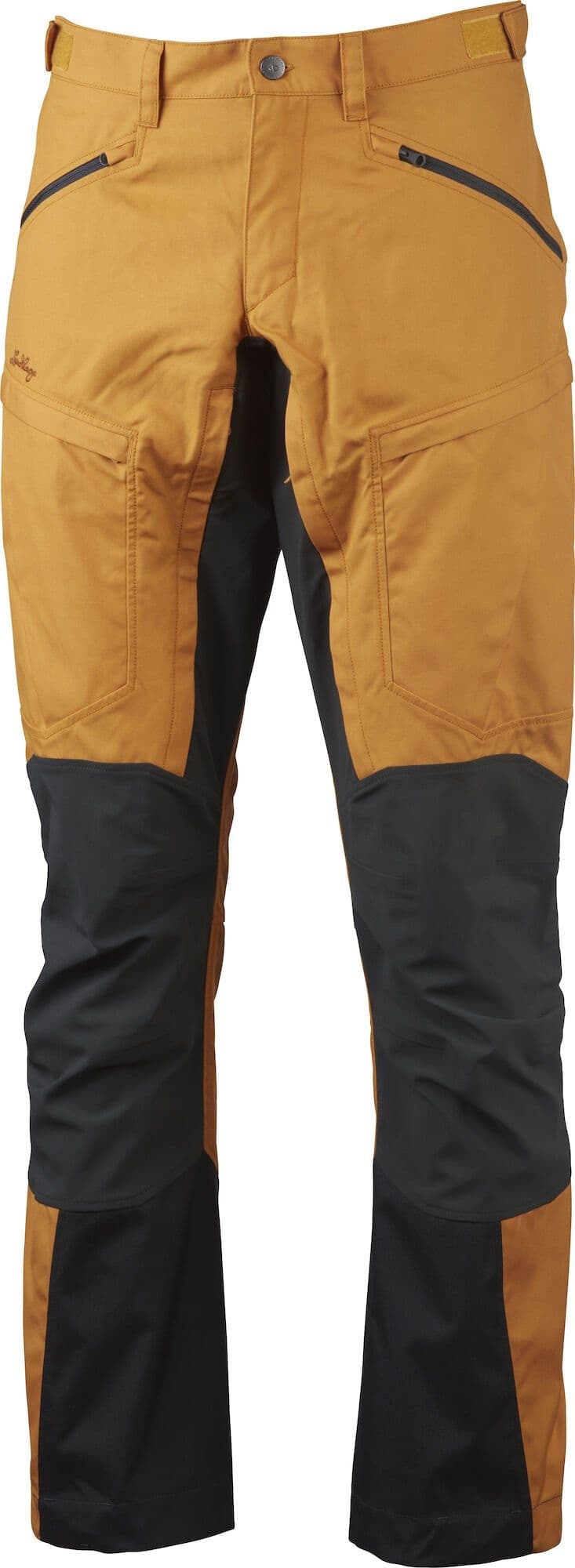 Lundhags Makke Pro Pant hybridihousut talvikäyttöön, kullankeltainen/tummanharmaa