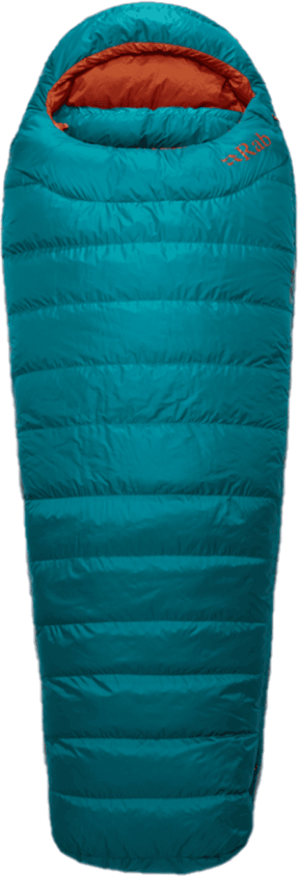 Rab Ascent 500 untuvamakuupussi, naisten malli, -5°C Marina Blue