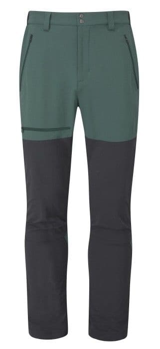 Rab Torque Mountain Softshell Pants kiipeilyhousut, metsänvihreä/musta