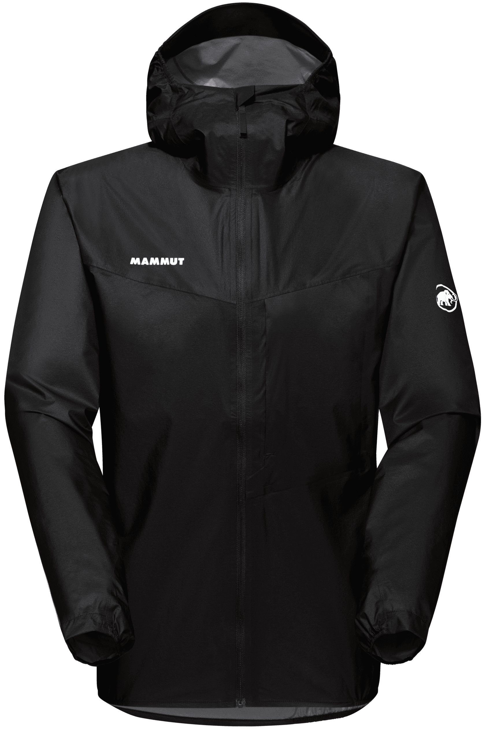 Mammut Kento Light HS Hooded Jacket kevyt kuoritakki, musta/valkoinen