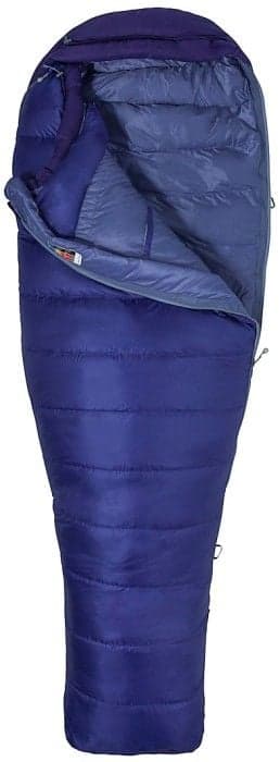 Marmot Ouray -naisten untuvamakuupussi max. 168cm, -19°C (Electric Purple/Royal Grape)