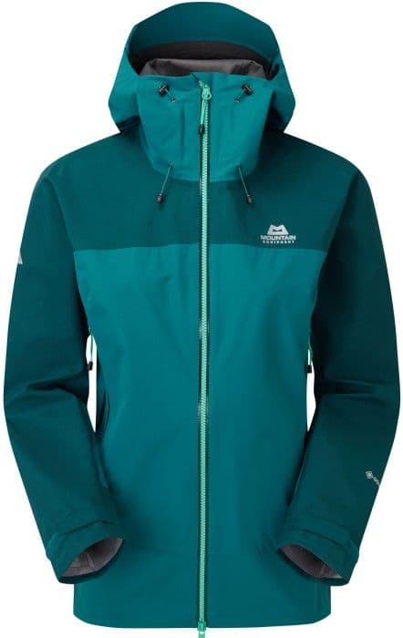 Mountain Equipment Saltoro Jacket GTX Paclite naisten kuoritakki, sinivihreä