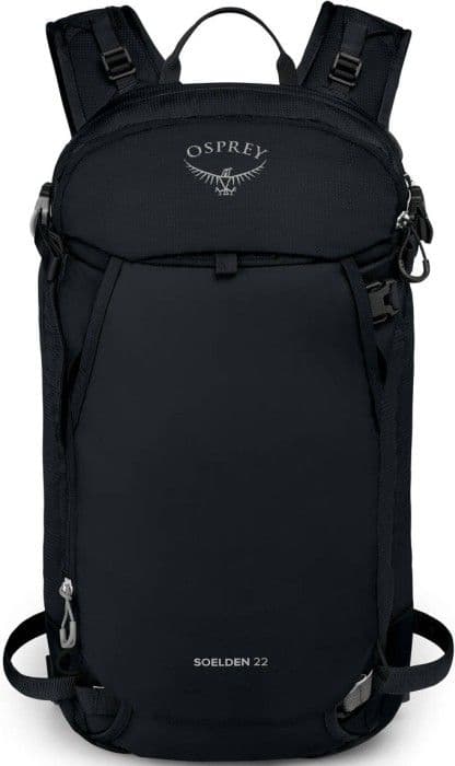 Osprey Soelden 22 laskettelureppu, musta