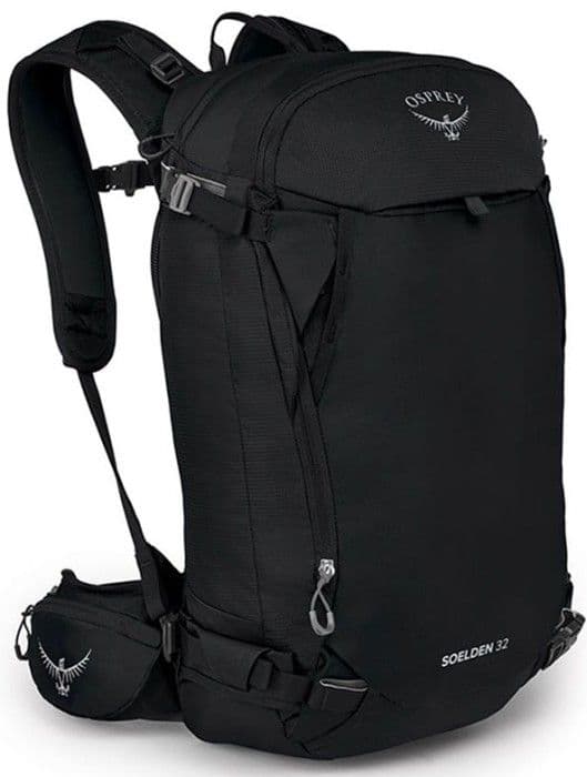 Osprey Soelden 32 laskettelureppu, musta