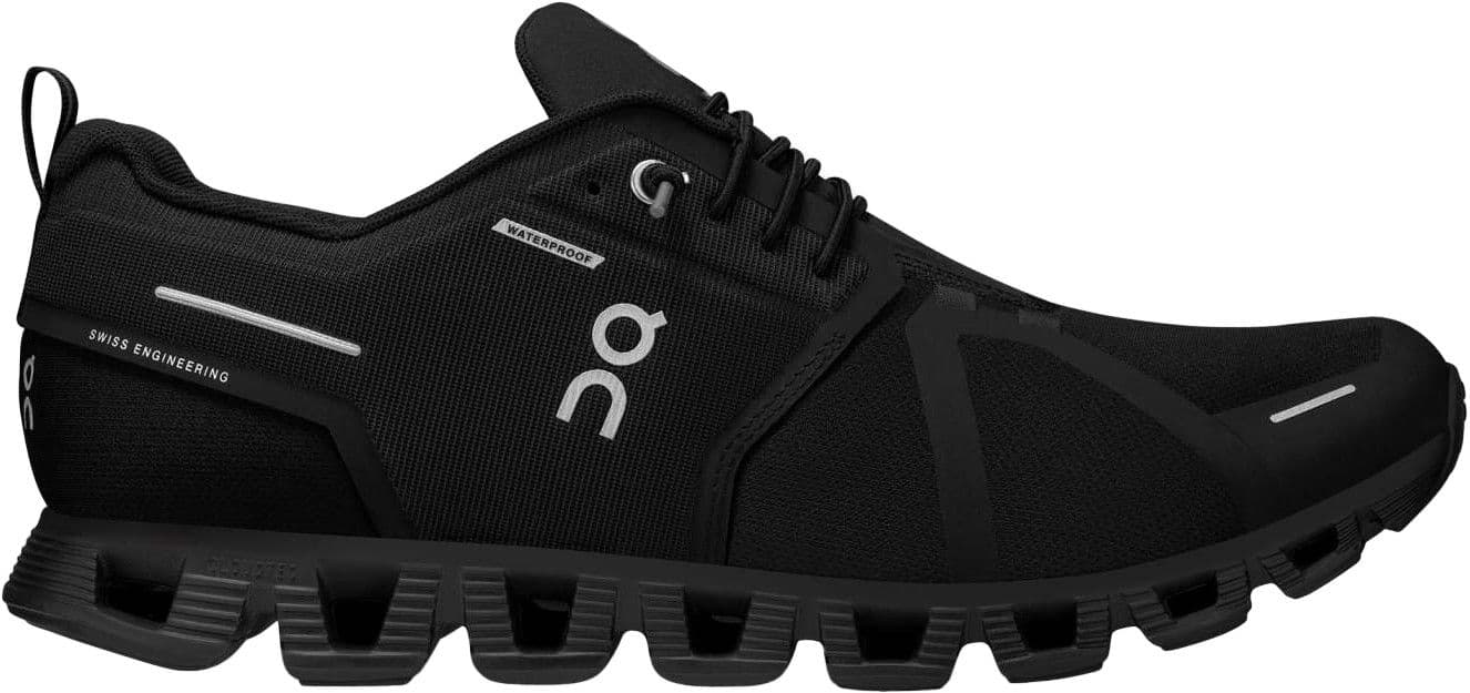 On Running Cloud 5 Waterproof miesten juoksukengät, musta