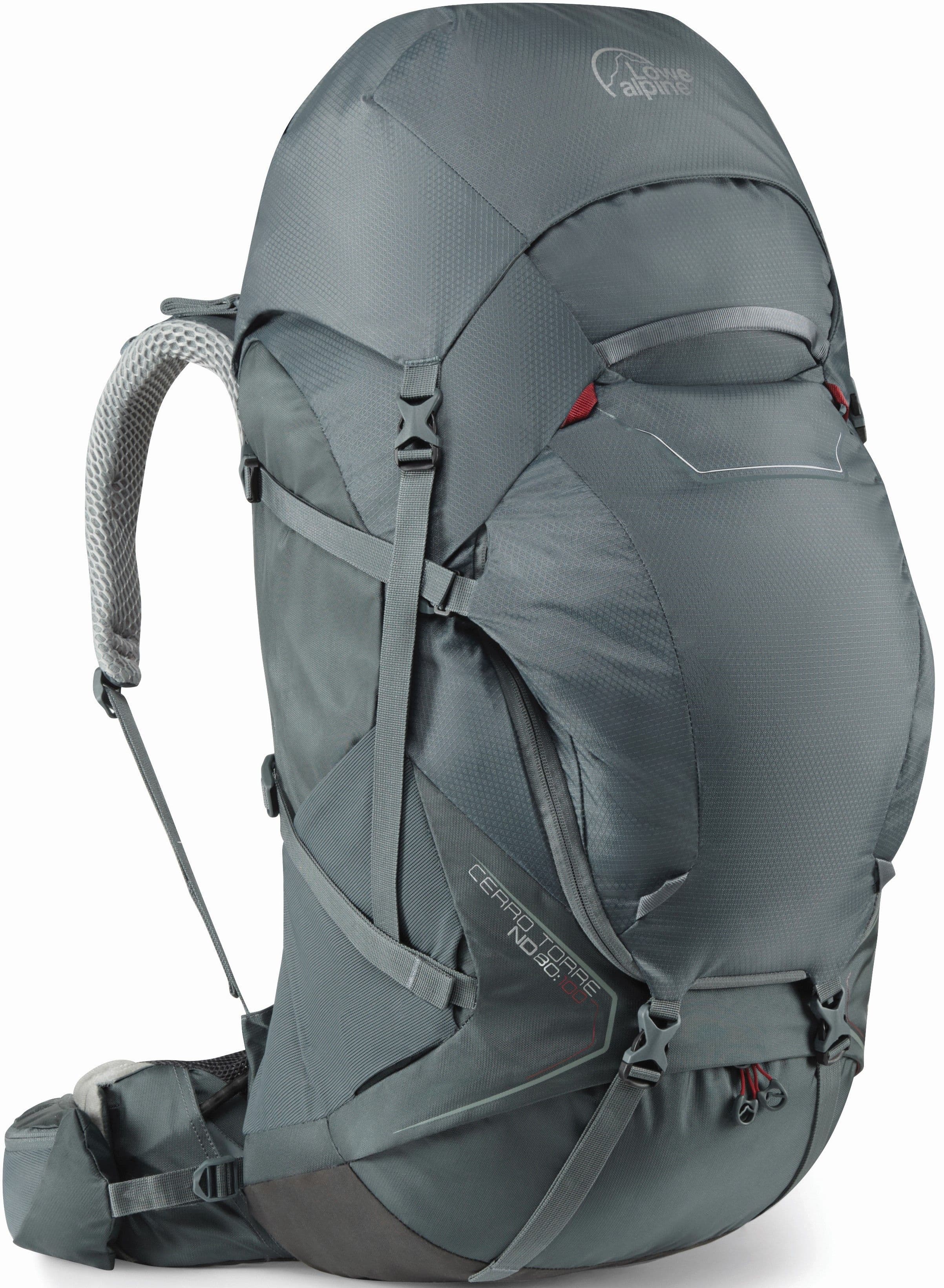 Lowe Alpine Cerro Torre ND80:100 naisten rinkka, harmaavihreä