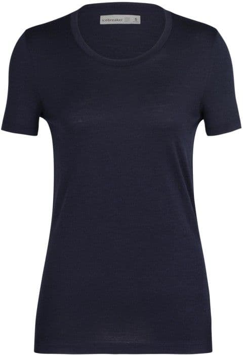 Icebreaker Tech Lite II SS Tee naisten merinovilla-t-paita, Midnight Navy
