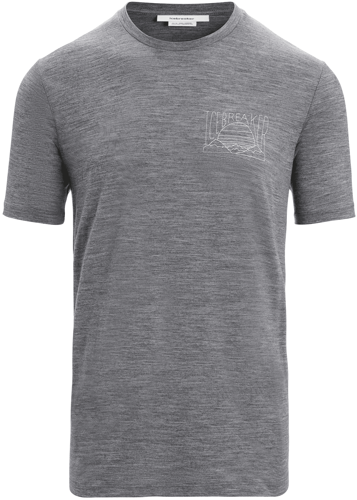Icebreaker Tech Lite II SS Tee t-paita, Mountain Sunset Gritstone Heather