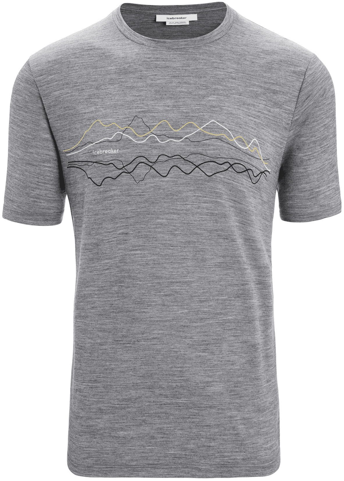 Icebreaker Tech Lite II SS Tee t-paita, Gritstone Heather