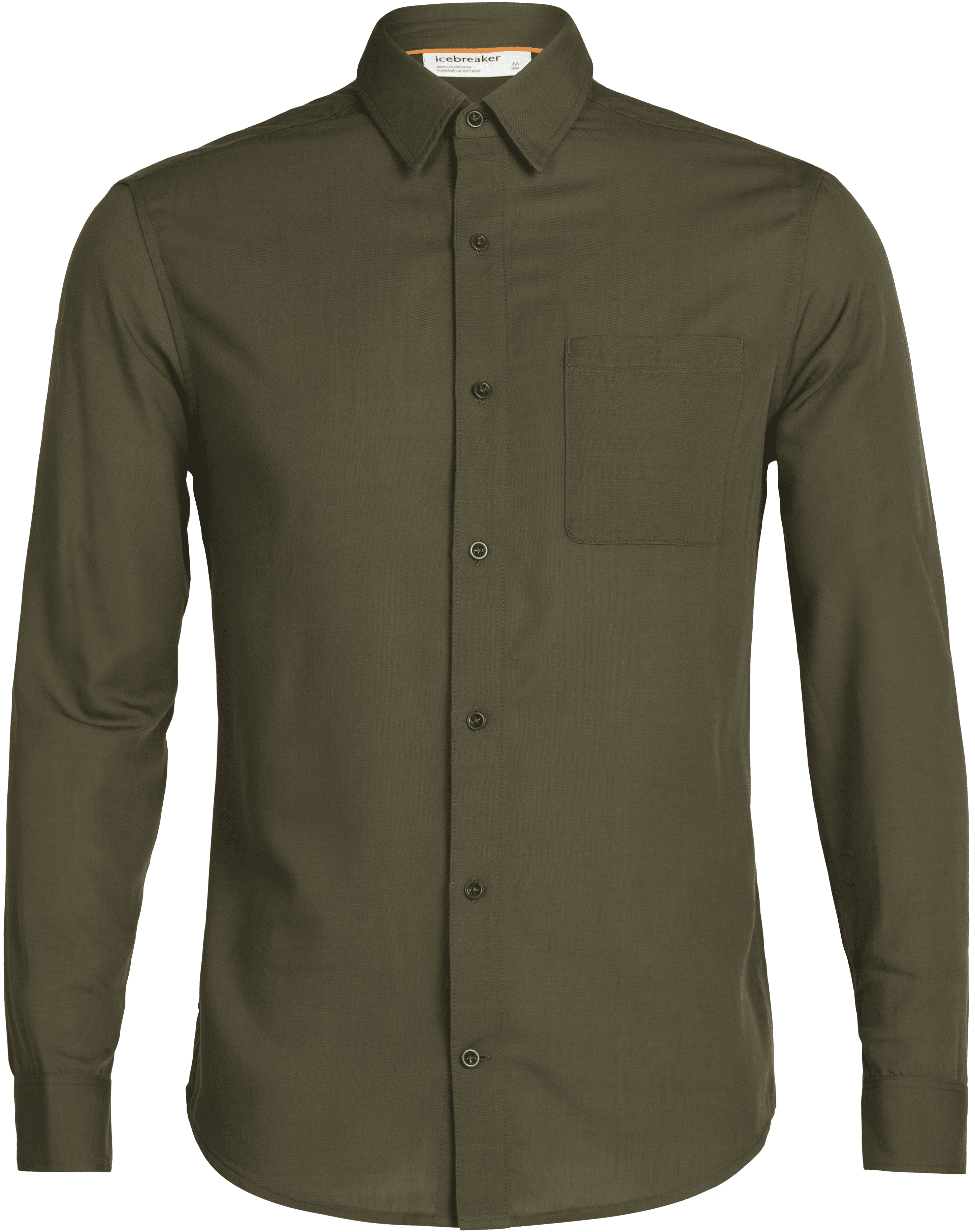 Icebreaker Steveston LS Shirt kauluspaita, Loden