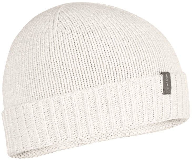 Icebreaker Vela Cuff Beanie pipo, unisex, Ecru Heather