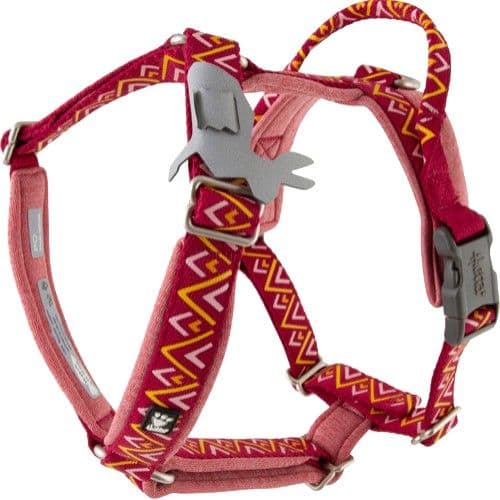 Hurtta Razzle-Dazzle Y-valjaat, 45-55 cm, Beetroot