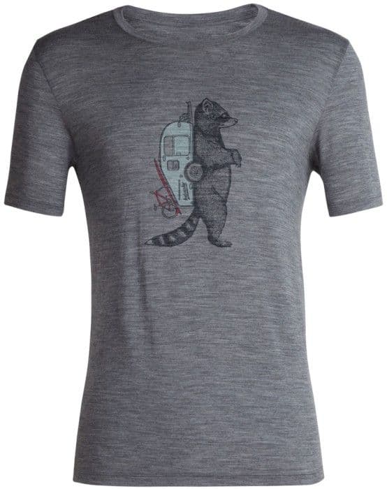 Icebreaker Tech Lite II SS Tee Waschbar Wandering merinovillainen t-paita