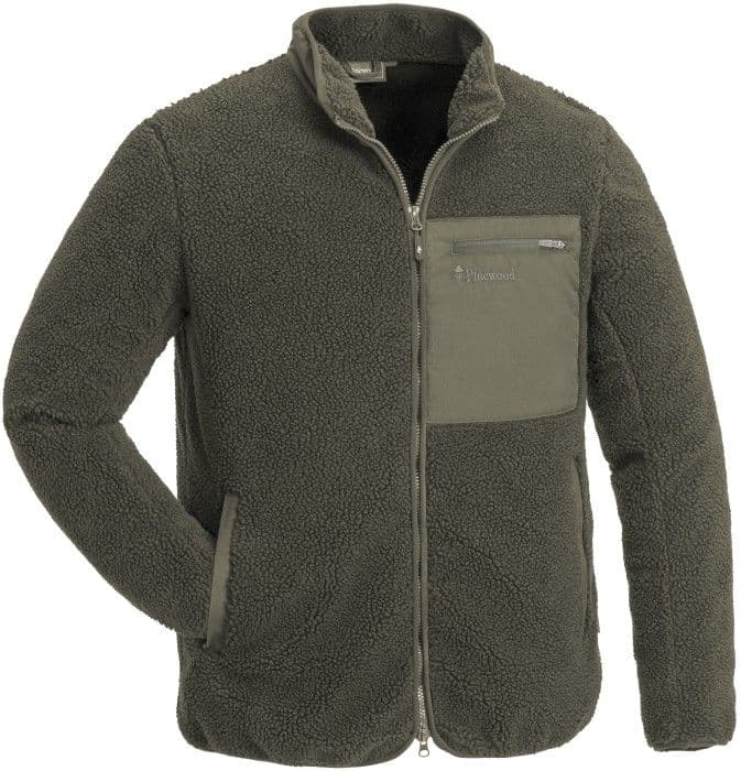 Pinewood Pile Jacket fleecetakki, tummanvihreä