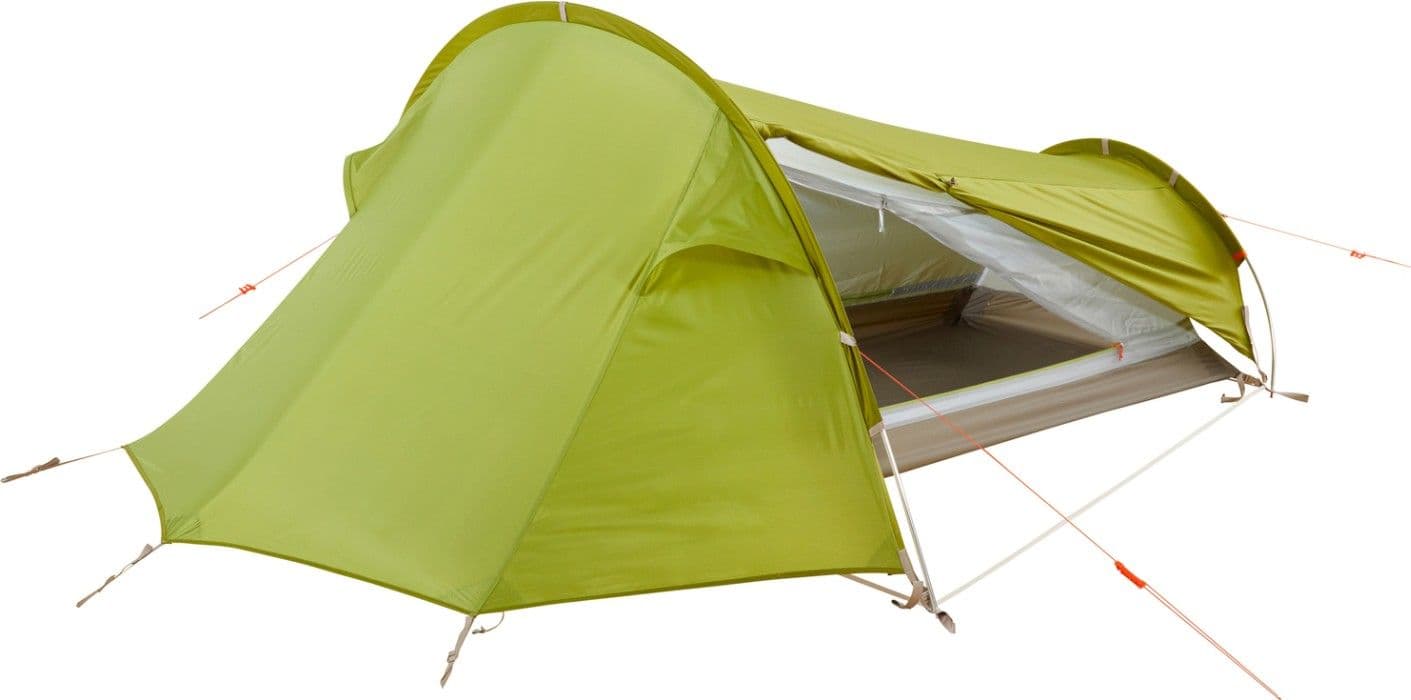 Vaude Arco 1-2P -teltta 1-2 henkilölle (2,4kg), Mossy Green