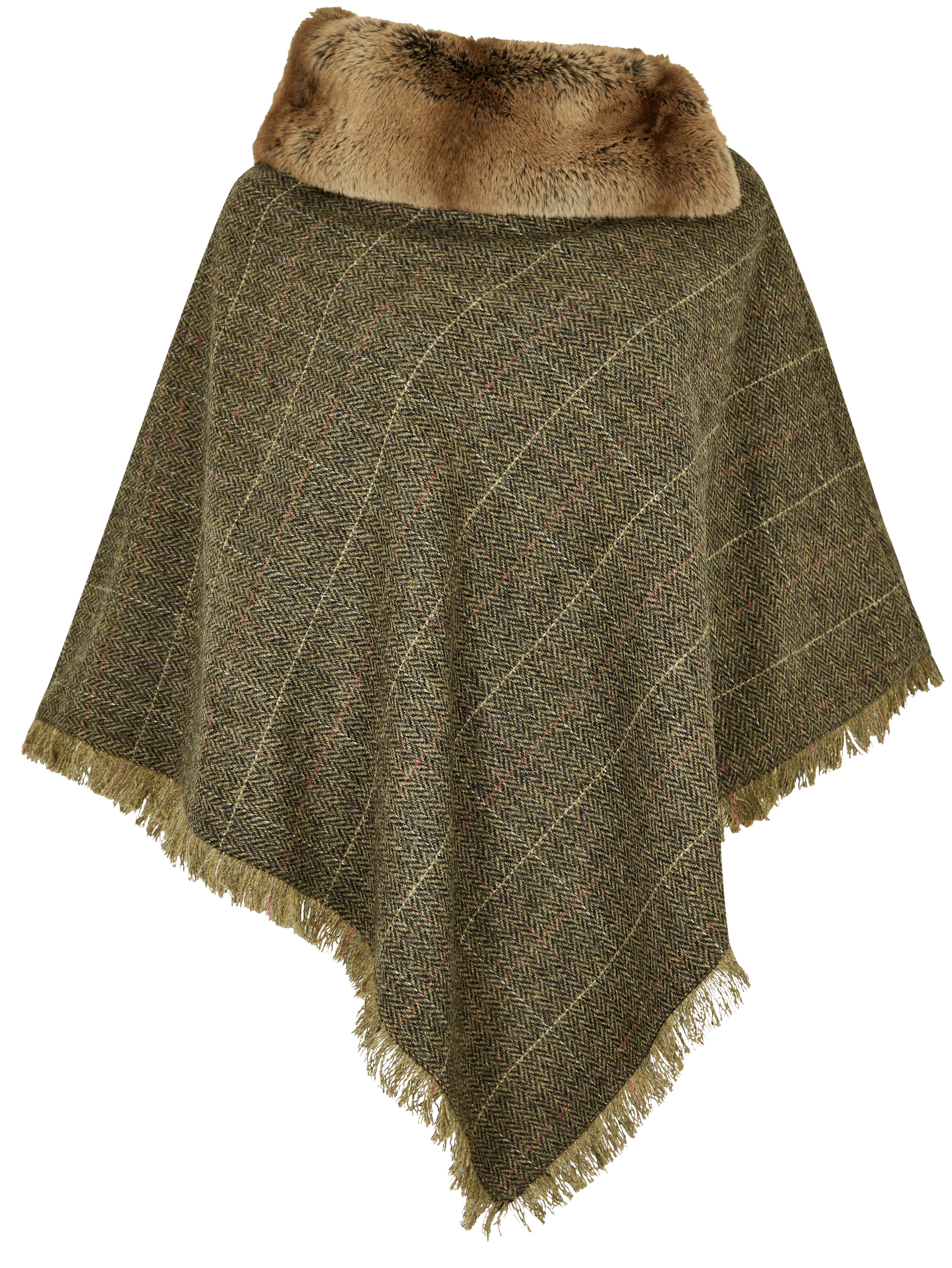 Dubarry Silverfir Thistle poncho